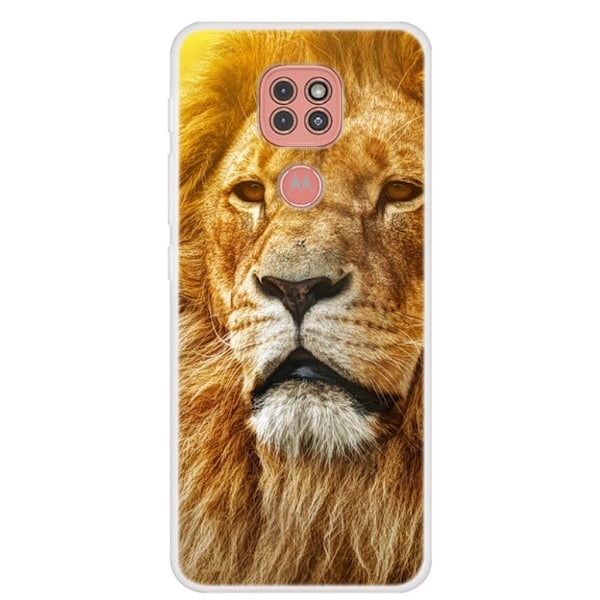 Deco Motorola Moto G9 Play kotelot - Leijona Brown
