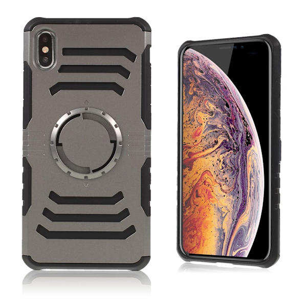 iPhone 9 Plus beskyttende cover af hybridmateriale - Grå Silver grey