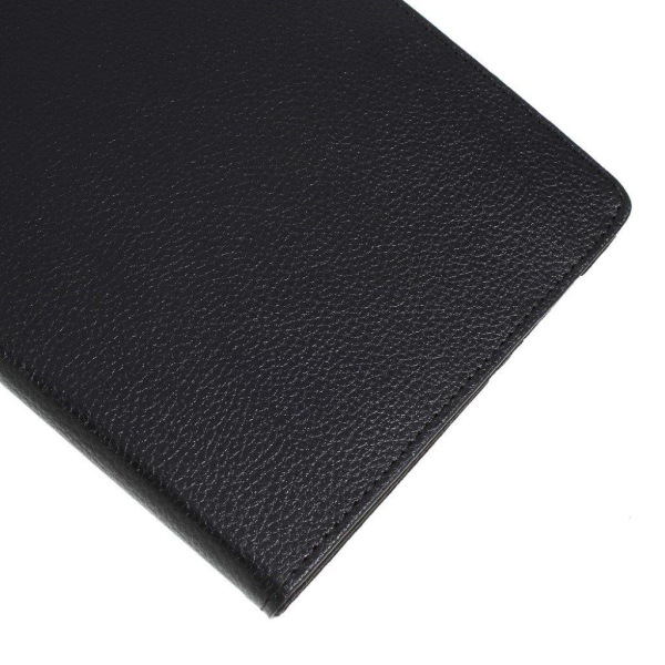 Samsung Galaxy Tab S5e litchi leather case - Black Black