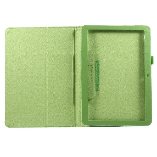 Huawei MediaPad T3 10 Enfärgat läder fodral - Grön Grön