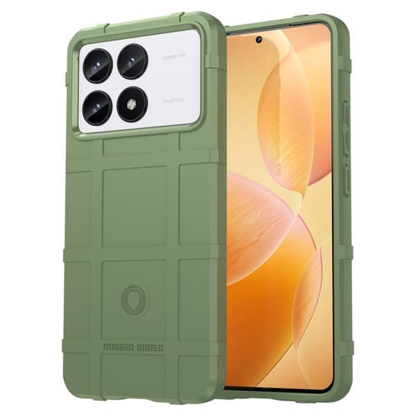 Rugged Shield Xiaomi Redmi K70 Pro / Xiaomi Redmi K70 deksel - Grønn Green