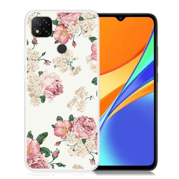 Deco Xiaomi Redmi 9C Suojakotelo - Blooming Flowers Multicolor