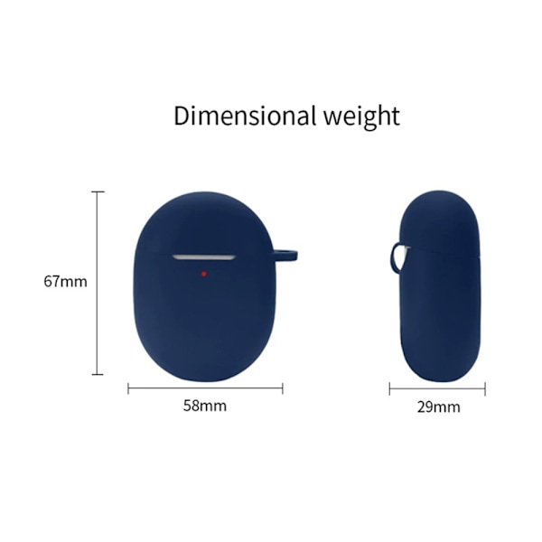 Google Pixel Buds Siisti kannen suojus - Musta Black