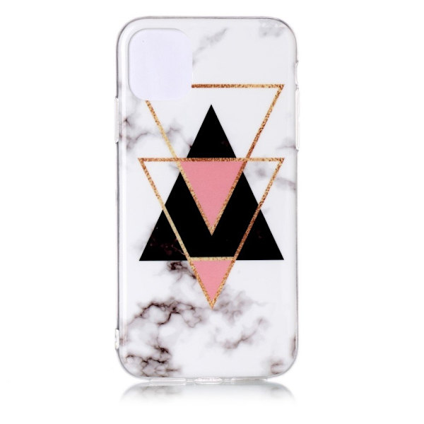 Marmormotiv iPhone 11 Pro skal - Marmor Med Triangelform multifärg