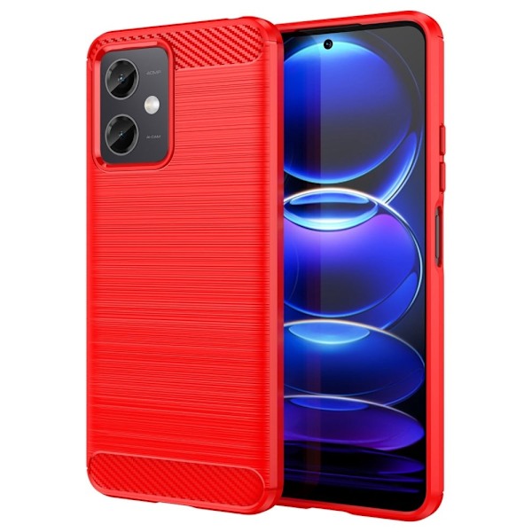Carbon Flex Xiaomi Redmi Note 12 skal - Röd Röd
