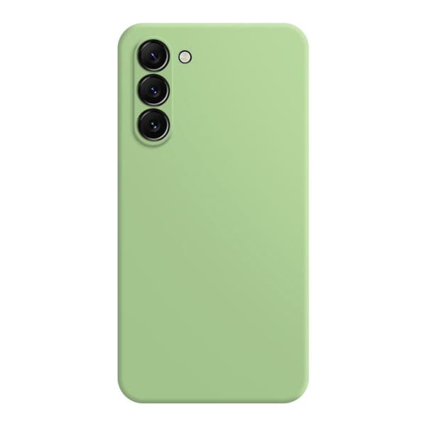 Mikrofiberforet blødt gummi Samsung Galaxy S24 Plus cover - Grøn Green