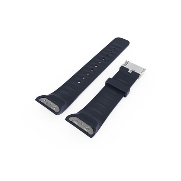 Samsung Gear Fit2 Pro Silicone erstatningsrem - Sort Blå Blue