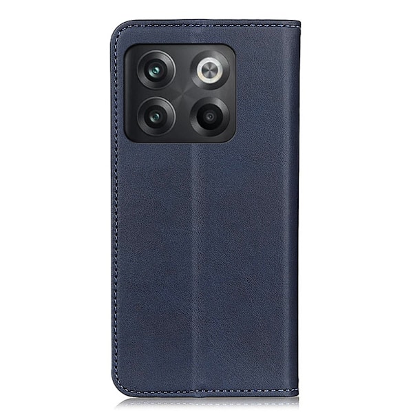 Lompakko-style Aitoa Nahkaa Läppäkotelo For OnePlus Ace Pro / 10t - Sininen Blue