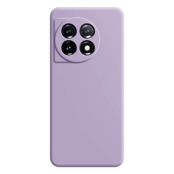 Beveled anti-drop rubberized cover for OnePlus 11 - Purple Lila