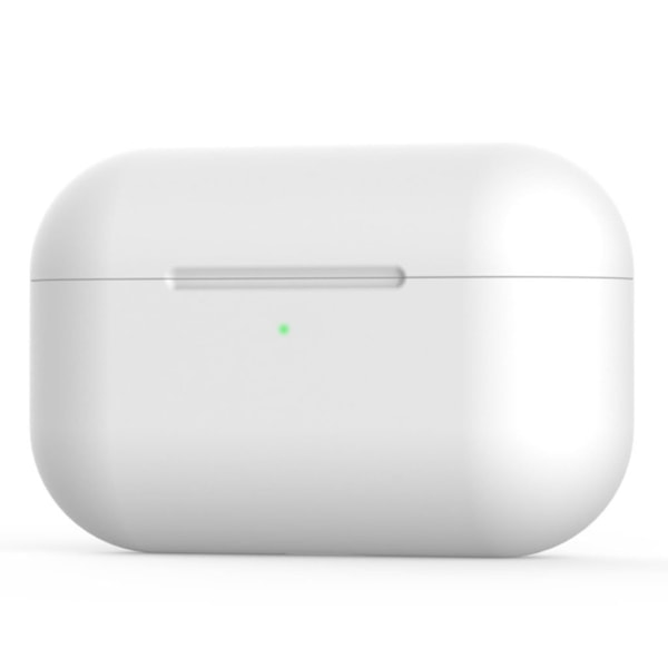 AirPods Pro hållbart silikonfodral - Vit Vit