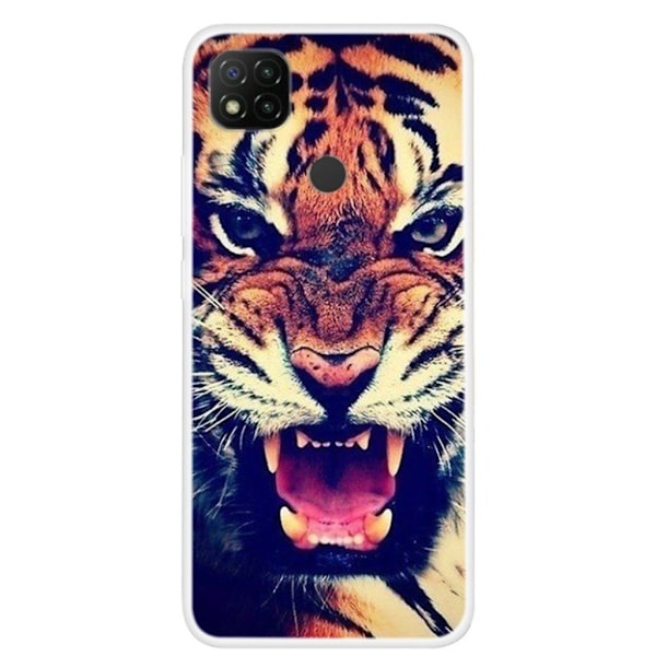 Deco Xiaomi Redmi 9C Etui - Tiger Brown