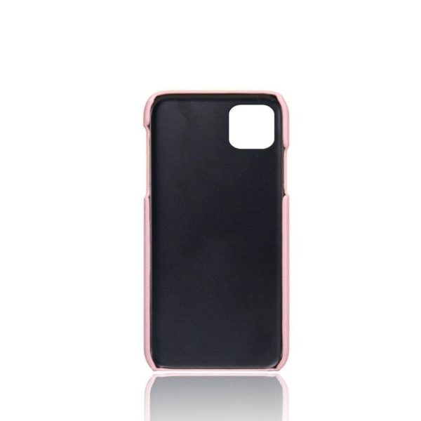 iPhone 12 Pro / iPhone 12 skal med korthållare - Rosa Rosa