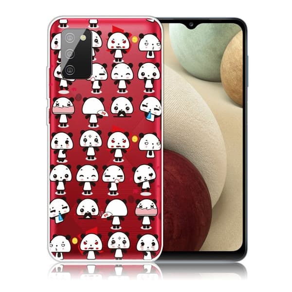 Deco Samsung Galaxy A02s Etui - Little Pandaer Multicolor