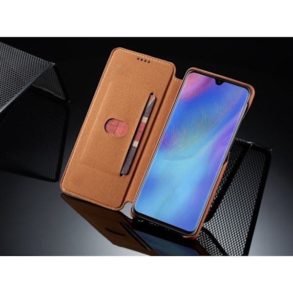 LC.Imeeke läder Huawei P30 Pro fodral - Brun Brun
