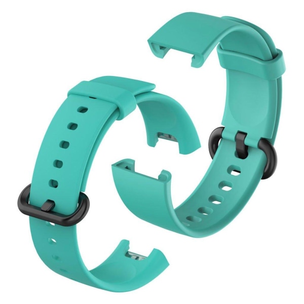 Xiaomi Mi Watch Lite / Redmi Watch holdbar silikoneurrem - Cyan Green