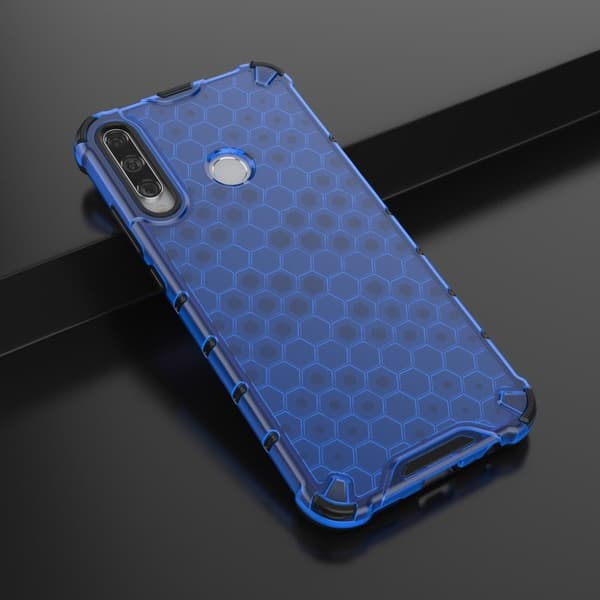 Bofink Honeycomb Huawei P40 Lite E deksel - Blå Blue