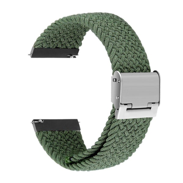 20 mm universellt elastiskt klockarmband i nylon - Grön Grön