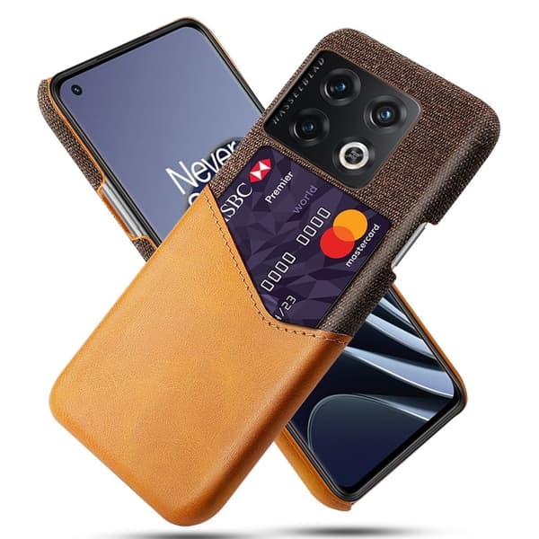 Bofink OnePlus 10 Pro Kredittkort Deksel - Oransje Orange