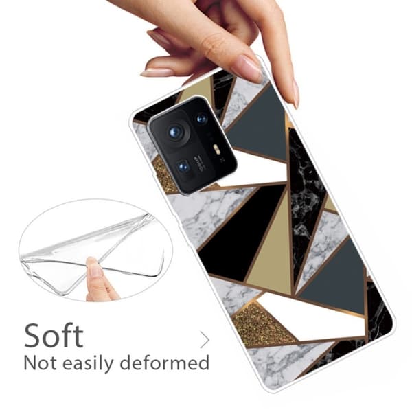 Marble Xiaomi Mix 4 Etui - Earthly Klinkekule Fragmenter Multicolor