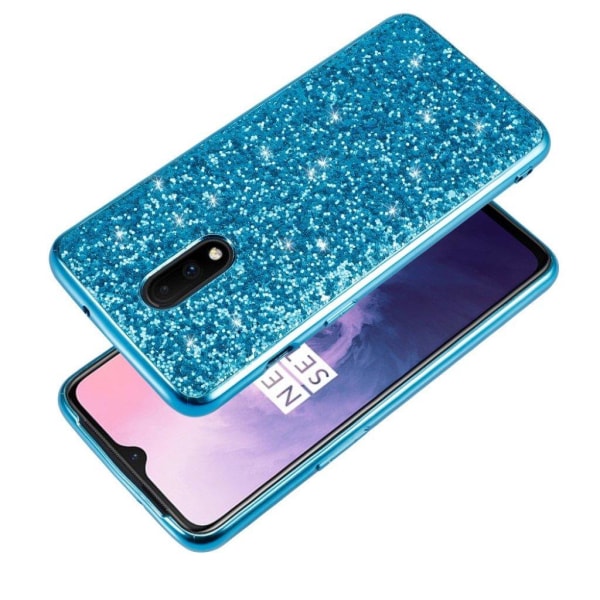 Glitter OnePlus 7 kuoret - Syaani Green