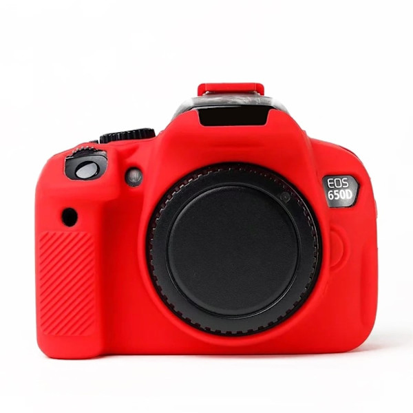 Canon EOS 600D/650D/700D silikonisuojus - Punainen Red