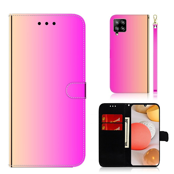 Mirror Samsung Galaxy A42 5G Flippetui - Rose Pink