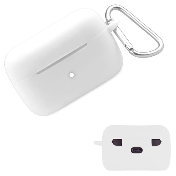 Jabra Elite 85T silikoneetui med spænde - Hvid White
