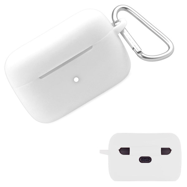 Jabra Elite 85T silikonfodral med spänne - Vit Vit