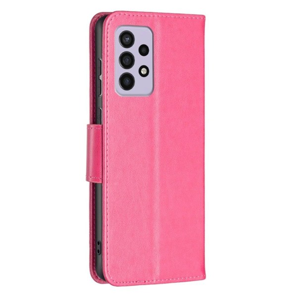 Sommerfugl Samsung Galaxy A33 5G Flip Etui - Rose Pink