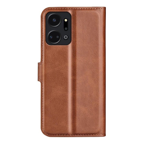 Lompakko Nahkakotelo For Honor X7a - Vaalean Ruskea Brown