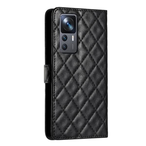 Funktionelt rombe etui med pung Black