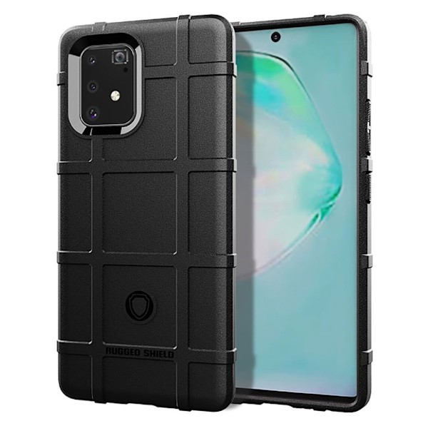 Rugged Shield cover - Samsung Galaxy S10 Lite - Sort Black