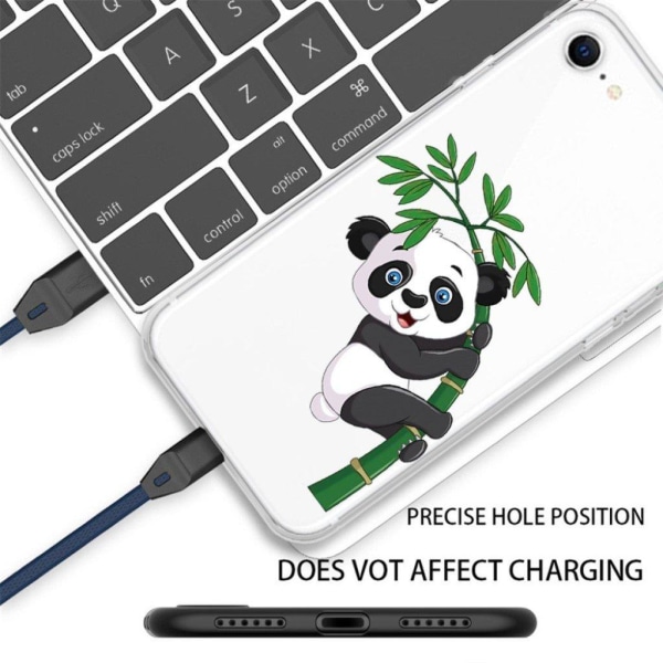 Deco iPhone SE 2020 skal - Panda Vit