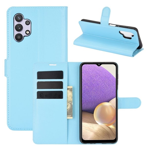 Classic Samsung Galaxy A32 Flip Etui - Blå Blue