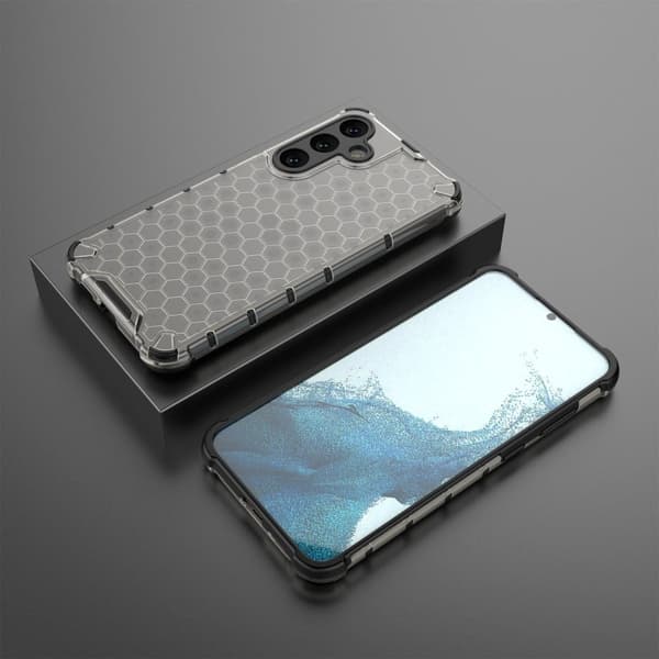 Bofink Honeycomb Samsung Galaxy S25 Plus kotelot - Musta Black