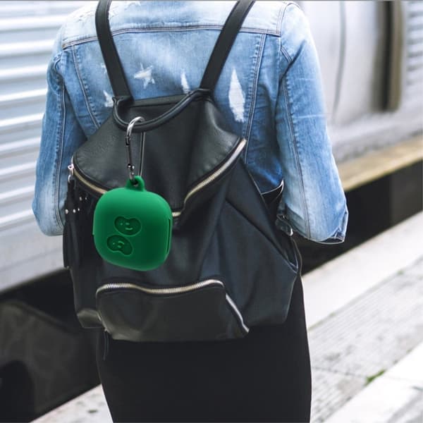 Samsung Galaxy Buds Pro silikonikotelo soljella - Vihreä Green