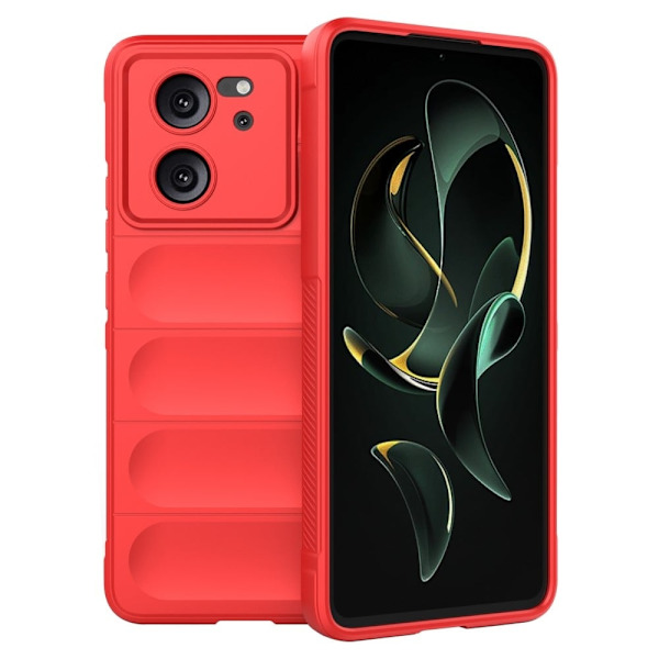 Blødt grebsformet cover til Xiaomi Redmi K60 Ultra - Rød Red