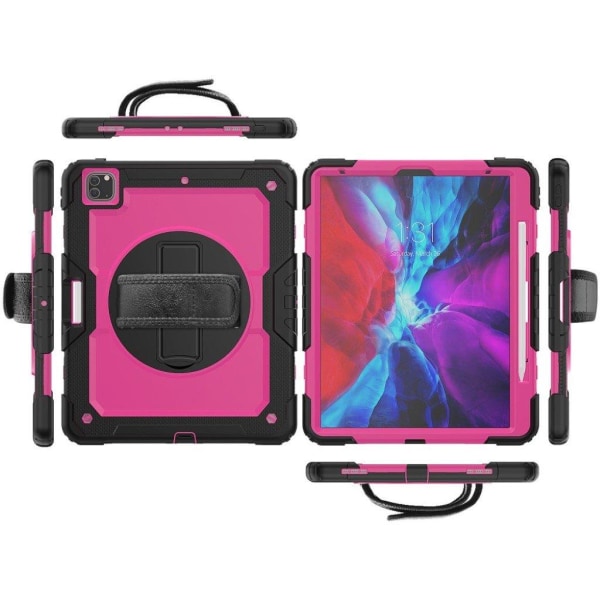 iPad Pro 12.9 inch (2020) / (2018) 360 swivel combo case - Black Pink