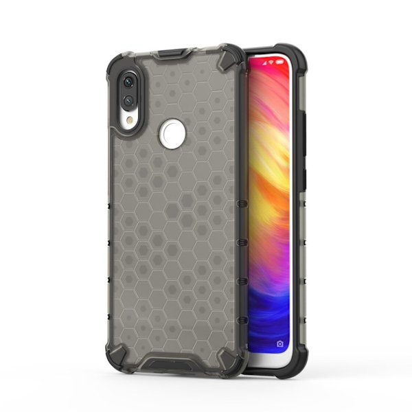 Bofink Honeycomb Xiaomi Redmi Note 7 cover - Sort Black