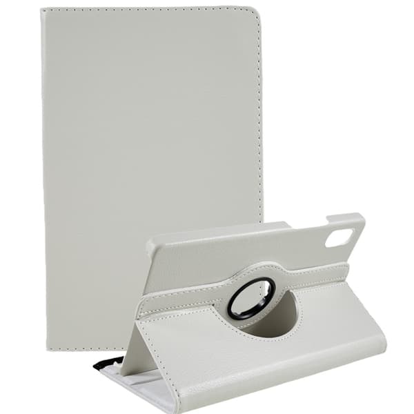 Lenovo Tab M9 enkelt læderetui med elastisk bånd - Hvid White
