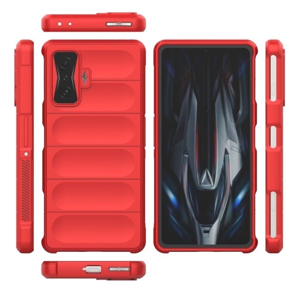 Pehmeä kahva muotoiltu kuori Xiaomi Poco F4 GT / Xiaomi Redmi K50 - Punainen Red