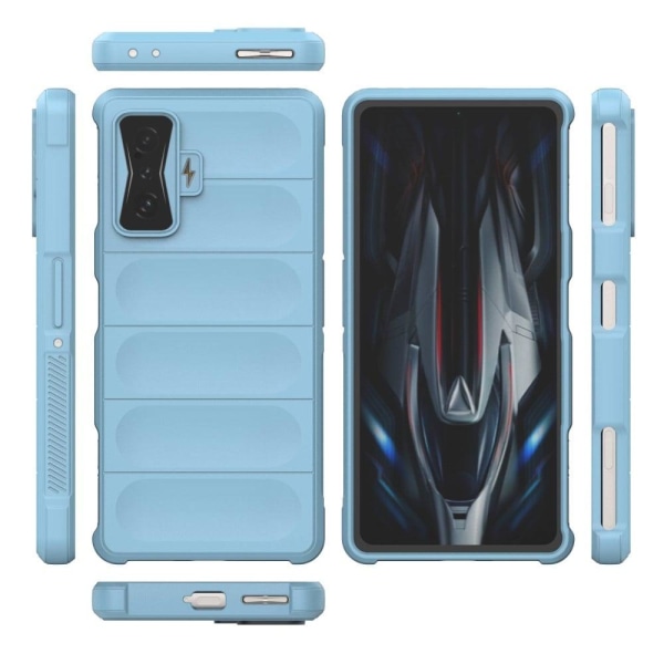 Mjukt greppformat Xiaomi Poco F4 GT / Xiaomi Redmi K50 skal - Blå Blå