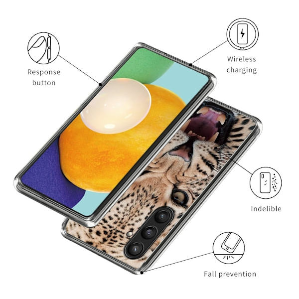 Deco Samsung Galaxy S24 Plus cover - Leopard Brown