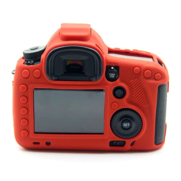 Canon EOS 7D silikoninen kamerakotelo - Punainen Red