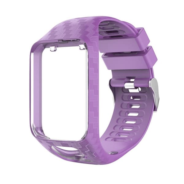 TomTom Runner 3 / Golfer 2 radium klockarmband i silikon - Lila Lila