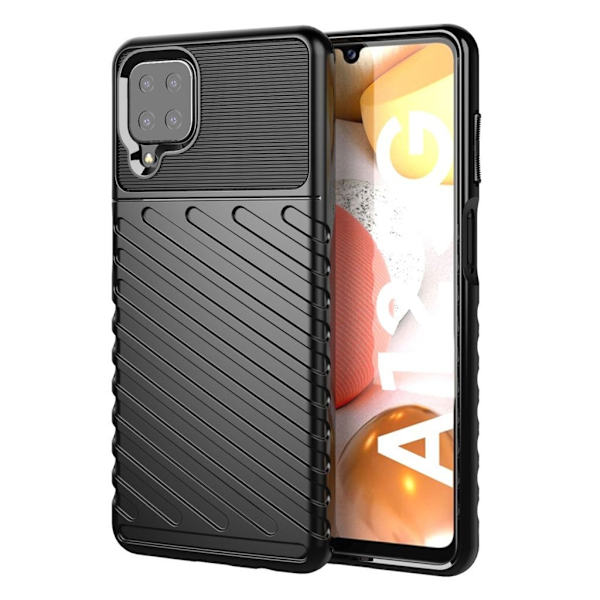 Thunder Samsung Galaxy A12 5G kotelot - Musta Black