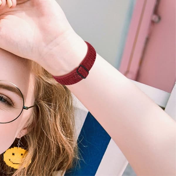 Amazfit GTR 47mm / Pace elastisk klokkerem med justerbar spenne - Rød Red