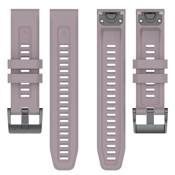 26mm silikoninen kellohihna Garmin-kelloon - Violetti Purple
