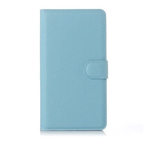 Jensen Microsoft Lumia 950 XL lær etui med stativ - Blå Blue