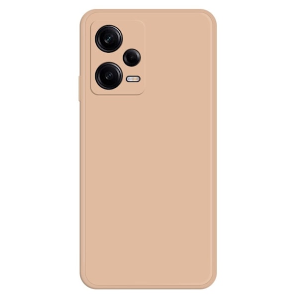Avfasat gummerat anti-droppskydd för Xiaomi Redmi Note 12 Pro - Orange Orange